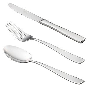 FAQUEIRO 130PC PRATA PISA C/ESTOJO DE MADEIRA