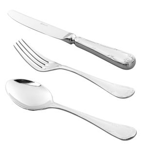FAQUEIRO 75PC AÇO INOX ROYAL C/ESTOJO DE MADEIRA
