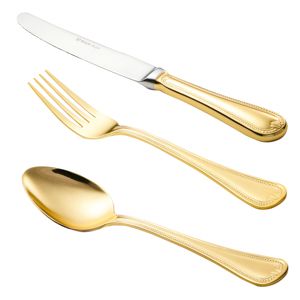 FAQUEIRO 75PC PVD DOURADO GENEVE C/ESTOJO DE MADEIRA