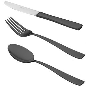 FAQUEIRO 30 PCS DE AÇO INOX PVD BLACK PISA C/GIFT BOX