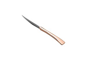 FACA DE SOBREMESA DE AÇO INOX ROSÉ GOLD BERNA