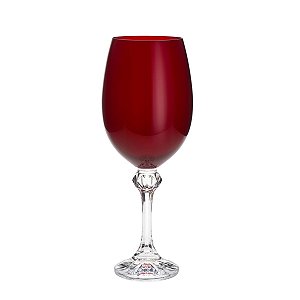 CJ 6 TAÇAS P/VINHO DE CRISTAL ECOLÓGICO ELISA RUBI 450ml