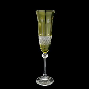 CJ 6 TAÇAS CHAMPAGNE CRISTAL ECOLÓG SAPHIRE ALEXANDRA 190 ML