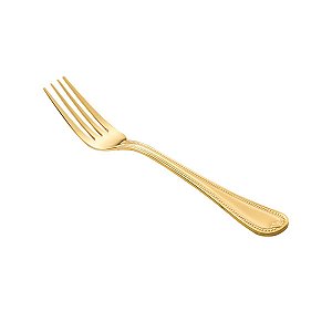 (DZ) GARFO P/SOBREMESA PVD DOURADO GENEVE