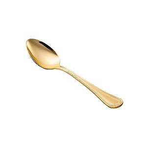 (DZ) COLHER P/MESA PVD DOURADO GENEVE