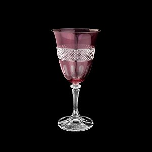 CJ 6 TAÇAS VINHO TINTO CRISTAL ECOLÓG AMETHIST KLEOPATR360ML