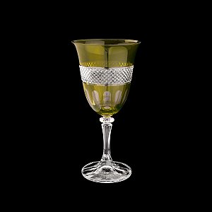 CJ 6 TAÇAS VINHO TINTO CRISTAL ECOLÓG SAPHIRE KLEOPATRA360ML