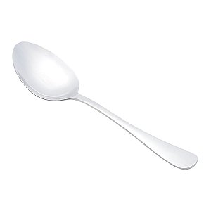 (UN) COLHER P/ARROZ DE AÇO INOX LUGANO
