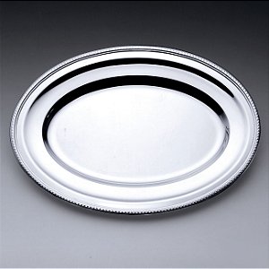 TRAVESSA DE PRATA PÉROLA 56CM