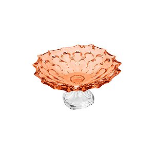 CENTRO DE MESA CRISTAL DE ECOLÓGICO LIVRE DE CHUMBO SAMBA PINK 33X18cm