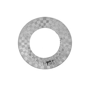CJ 6 PRATOS DE PORCELANA SUPER WHITE P/JANTAR VERA SILVER 26,5X3cm