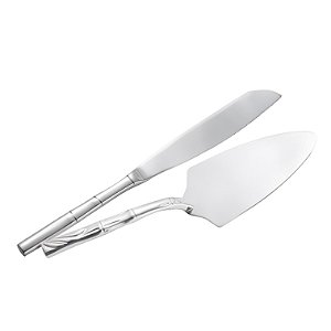 CJ FACA E PÁPARA BOLO EM AÇO INOX BAMBOO