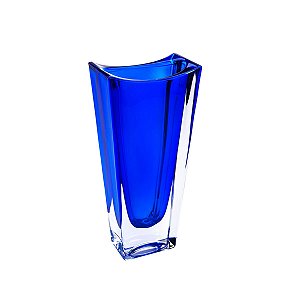 VASO DE CRISTAL ECOLÓGICO OKINAWA COBALTO 14X8X30cm