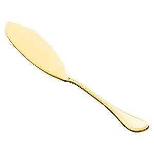 (UN) FACA P/SERVIR PEIXE AVALON PVD DOURADO