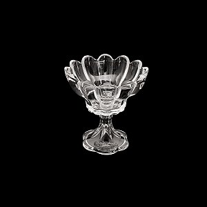 FRUTEIRA DE CRISTAL C/PÉ TULIP 17,5X8 CM