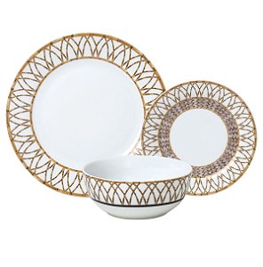 CJ DE JANTAR 18PC DE PORCELANA BAMBOO