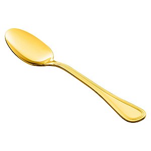(DZ) COLHER P/CHA AVALON PVD DOURADO