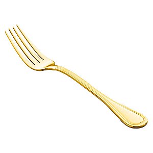 (DZ) GARFO P/SOBREMESA PVD DOURADO AVALON