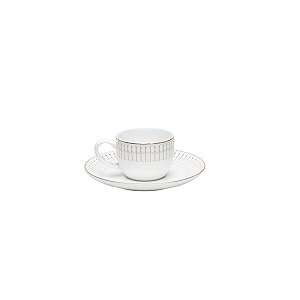 JG 6 XÍCARAS CAFÉ PÍRES PORCELANA BONE CHINA KIEV DOURAD90ML