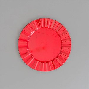 CJ. 6 SOUSPLAT RED DE PLASTICO COOK 33CM DIAM