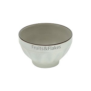 CJ 2 BOWLS DE PORCELANA ALLURE CINZA 700ml