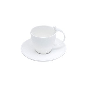 JG 6 XÍCARAS DE CHÁ C/PIRES DE PORCELANA BIRDS 220ML