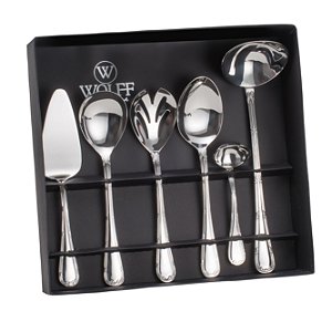 JG 6PC TALHERES P/SERVIR DE AÇO INOX CROISÉ