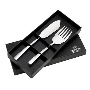 CJ 2 PC ESPÁTULA E TRINCHANTE P/PEIXE AÇO INOX LONDON