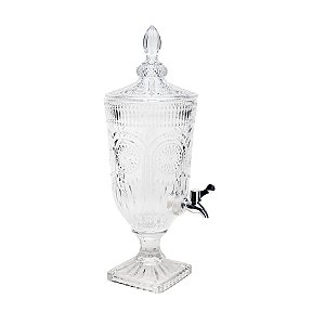 DISPENSER DE CRISTAL C/PÉ AUBUSSON 3L