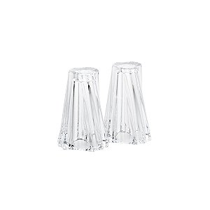 CJ 2PC SALEIRO E PIMENTEIRO DE CRISTAL ECOLÓGICO IKARO 8CM