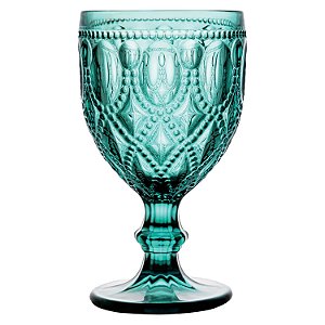 CJ 6 TAÇAS DE VIDRO P/ÁGUA DIAMOND VERDE 290ml