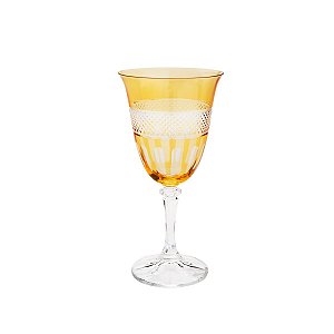 CJ 6 TAÇAS DE CRISTAL ECOLÓGICO P/VINHO TINTO KLEOPATRA/BRANTA TOPÁZIO 290ml