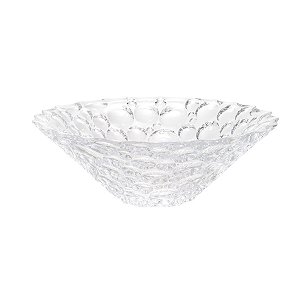 CENTRO DE MESA DE CRISTAL BUBBLE 30X10,5CM