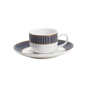 JG 6 XÍCARAS P/CAFÉ C/PIRES DE PORCELANA