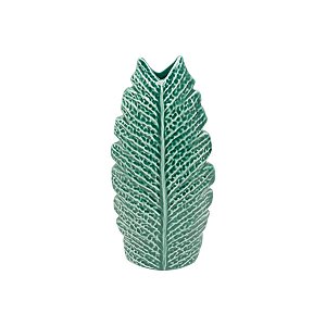 VASO DE PORCELANA PACHIRA VERDE 10X6,8X20,8cm