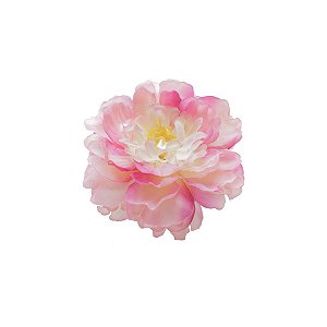 CJ 4 ANÉIS DE PLÁSTICO P/GUARDANAPO FLOR DE VIÚVA ROSA ANTIGO 15X3cm