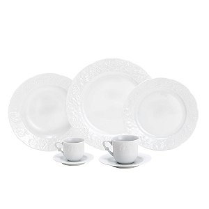CJ. JANTAR DE PORCELANA 42 PEÇAS LIMOGES VENDANGE