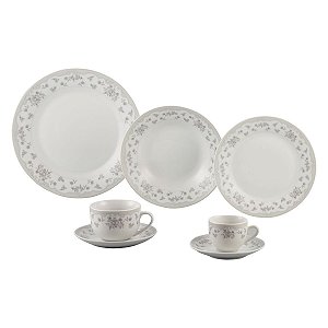 JG. JANTAR DE PORCELANA 42 PEÇAS MONTALCINO