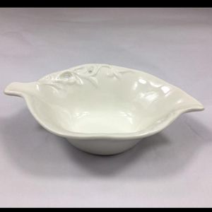 CJ 4 BOWLS DE PORCELANA LEAFES