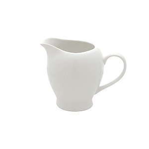 LEITEIRA DE PORCELANA LISA BRANCA 12X8X10cm 180ml
