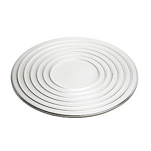 DESCANSO P/PRATO DE AÇO INOX FRIEZE 23CM