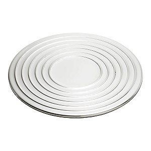 DESCANSO P/PRATO DE AÇO INOX FRIEZE 20CM