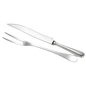JG 2PC GARFO E FACA TRINCHANTE DE AÇO INOX LUGANO