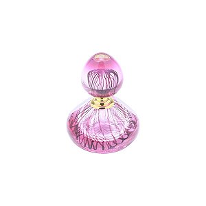 FRASCO DE VIDRO P/ PERFUME LIDO 8x8x12 cm