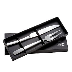JG 2PC GARFO E FACA TRINCHANTE DE AÇO INOX LONDON