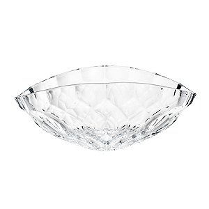 CENTRO DE MESA DE CRISTAL ECOLÓGICO HONEY COMB 40,5CM