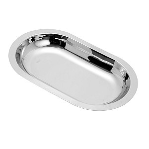 TRAVESSA DE AÇO INOX 30X18,5CM