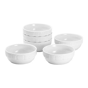 CJ 6 PC TIGELAS DE PORCELANA LIMOGES DIDON 14X6cm
