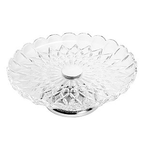 PRATO P/BOLO ANGELICA INOX 30CM