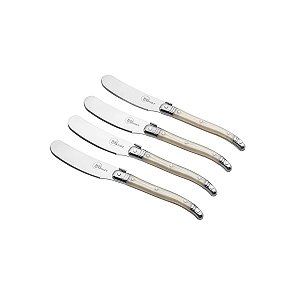 JG 4 ESPÁTULAS DE AÇO INOX CHEESPECIAL 16CM
